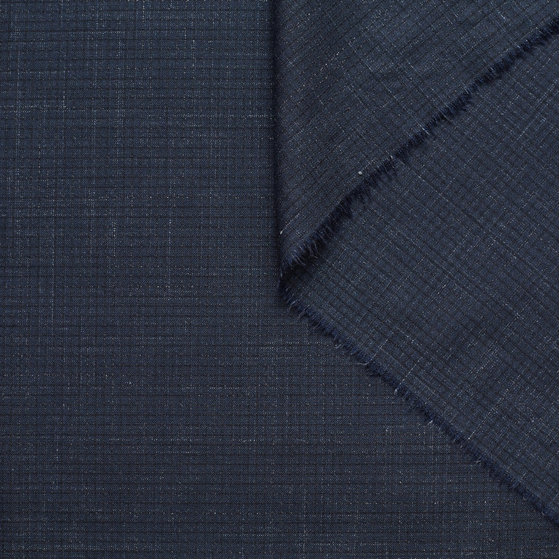 T21B00539 | Wool & Silk Small Check Tailoring