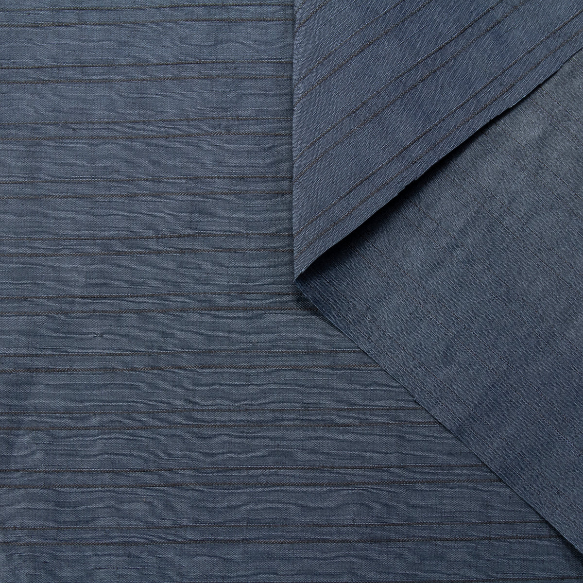 T22V03387 | Linen & Silk Striped Shantung
