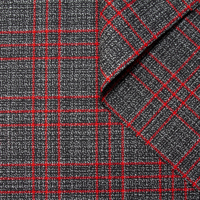T22O01218 | Melange Checked Wool - view 1