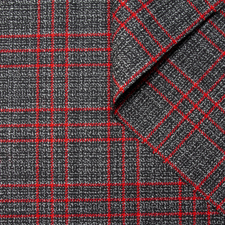 T22O01218 | Melange Checked Wool - view 1