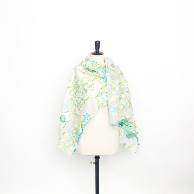 T22A01851 | Floral Jacquard Fils Coupés