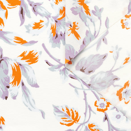 T22A01865 | Floral Print Stretch Crepe