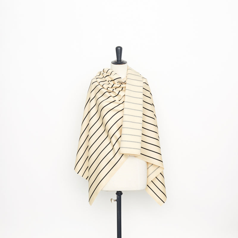 T22A01891 | Striped Wool Matt Satin