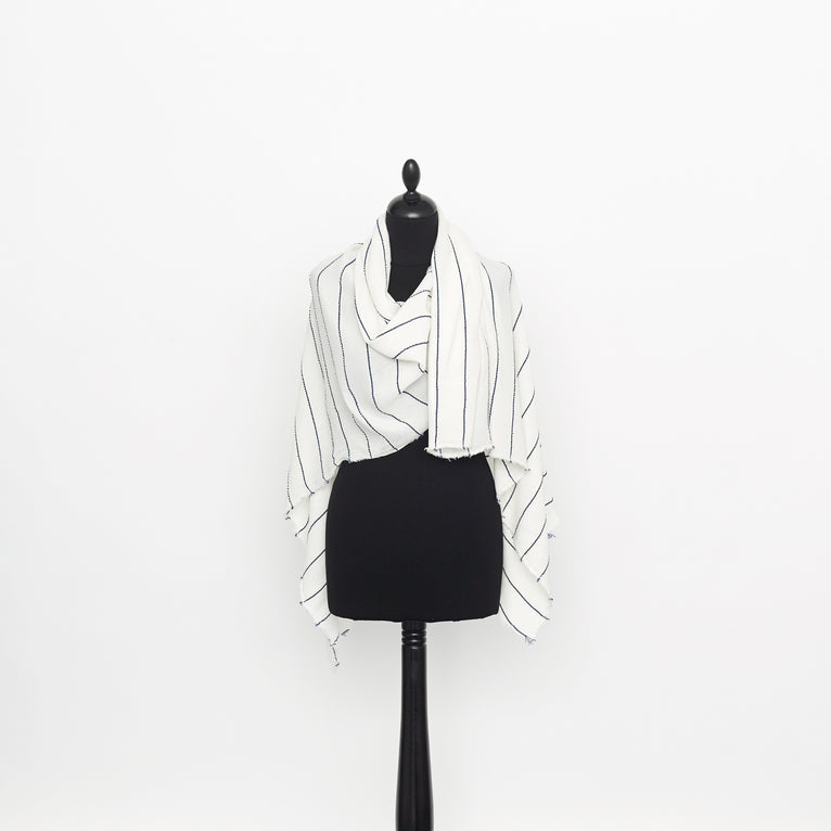 T22A02059 | Textured Stripe Crepe - view 2