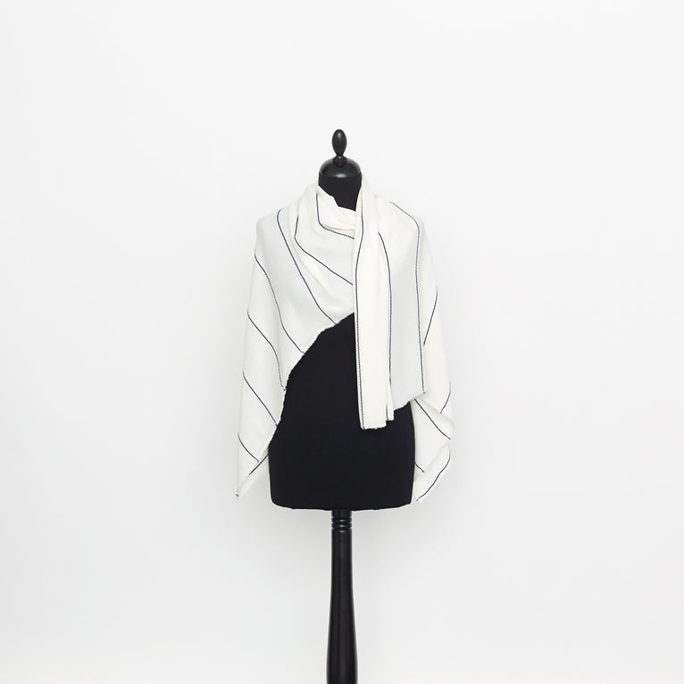 T22A02061 | Textured Stripe Crepe - view 2