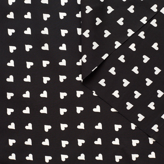 T22A02104 | Heart Print Cotton Poplin