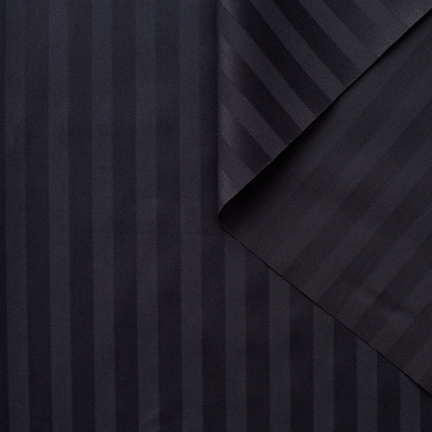 t22a02106 | Satin De Coton Rayé Ton Sur Ton
