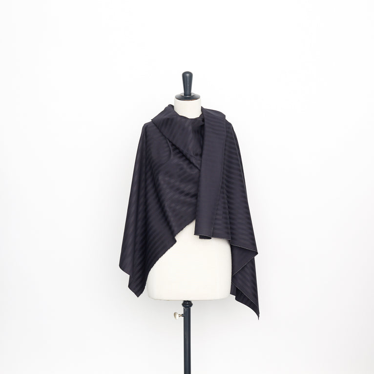 T22A02106 | Tone On Tone Stripes Cotton Satin - view 2