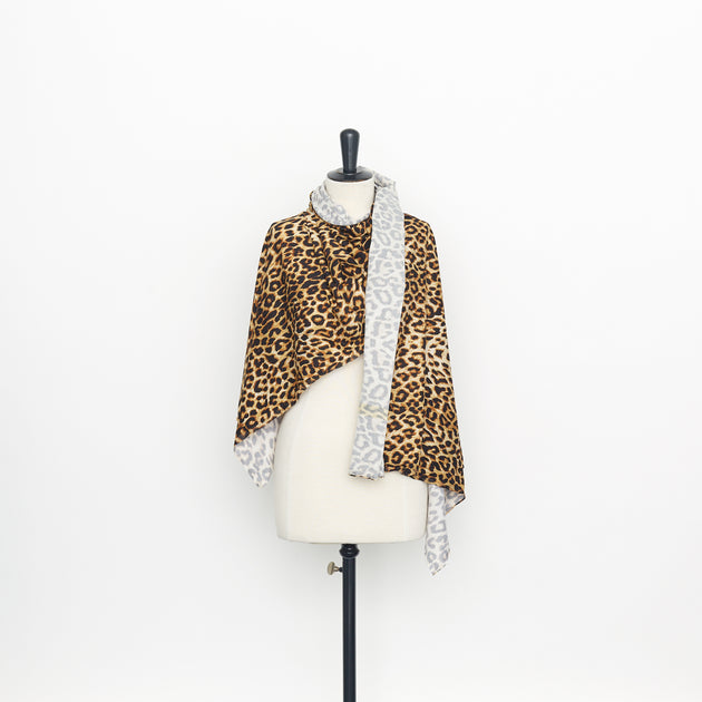 t22a02113 | Jersey De Coton Imprimé Léopard
