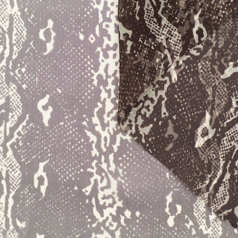 T22A02120 | Snake Print Silk Muslin - view 2