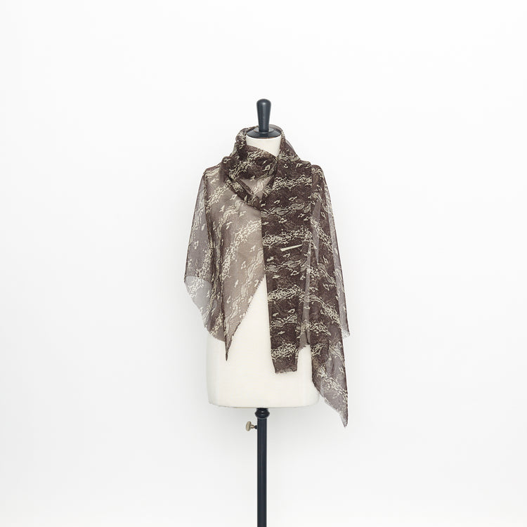 T22A02120 | Snake Print Silk Muslin - view 2