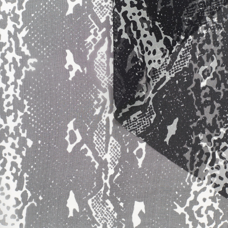 T22A02120 | Snake Print Silk Muslin - view 1