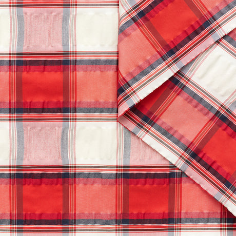 T22A02270 | Checked Cotton Seersucker