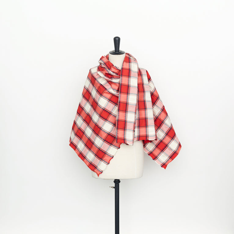 T22A02270 | Checked Cotton Seersucker - view 2