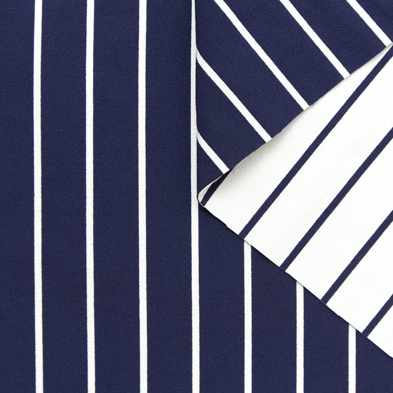 T22A02306 | Double Face Stretch Stripe Cotton - view 1