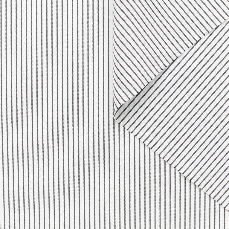 T22A02406 | Pinstripe Cotton Poplin - view 1