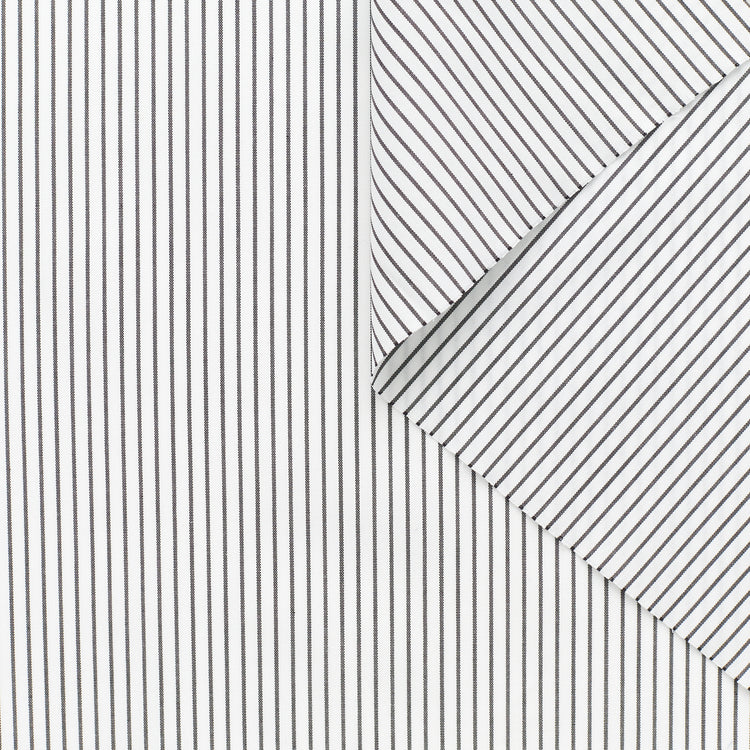 T22A02406 | Pinstripe Cotton Poplin - view 1