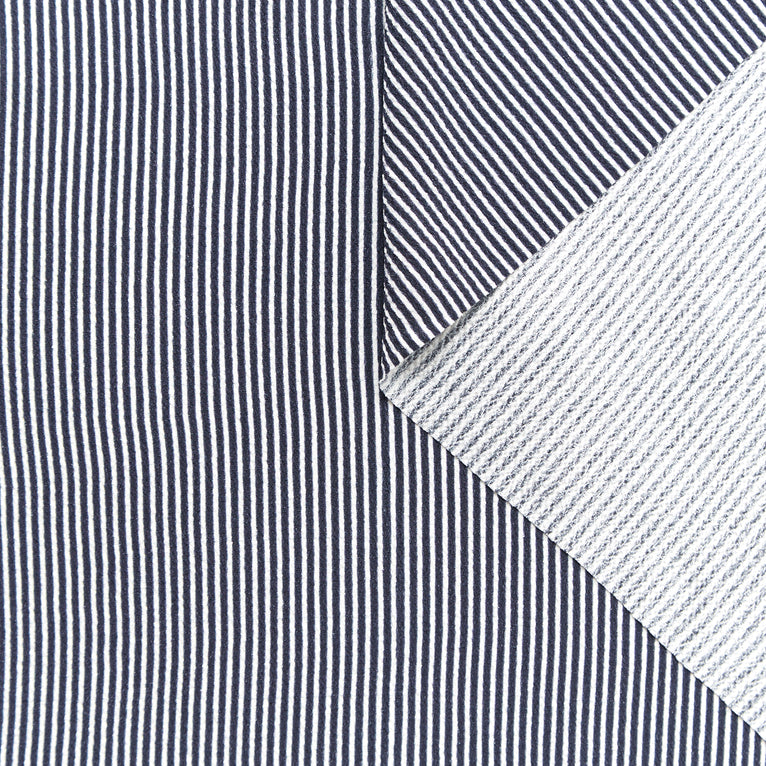 T22A02426 | Crêpe Marocain Rayures Imprimées - vue 1