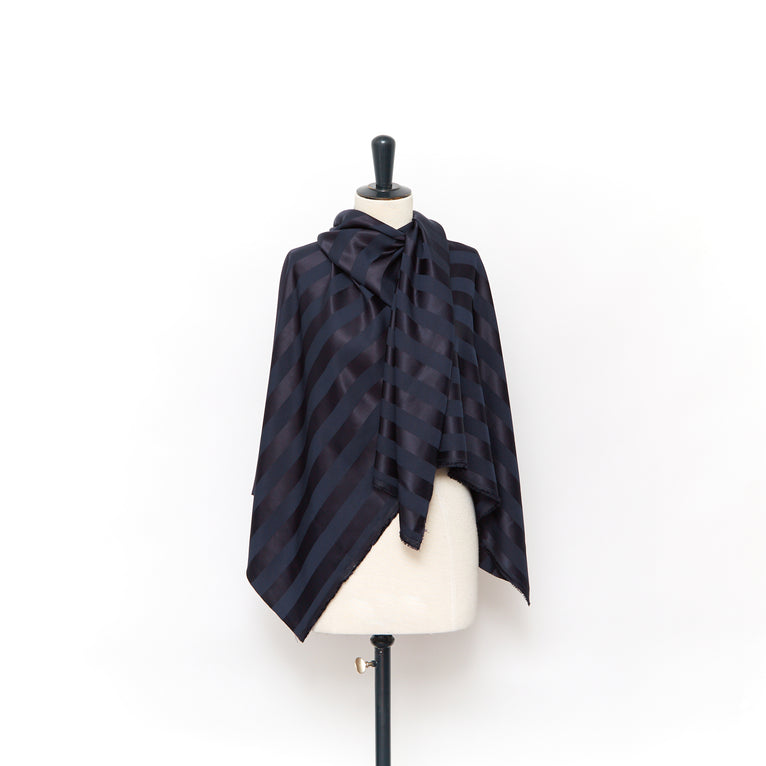 T22A02496 | Satin de Soie à Rayures Larges - vue 3