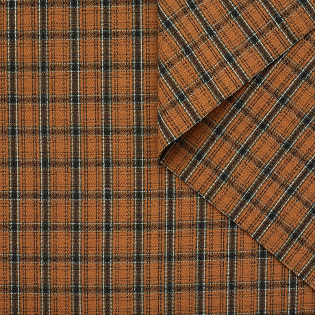 T22A02520 | Check Wool Crepe
