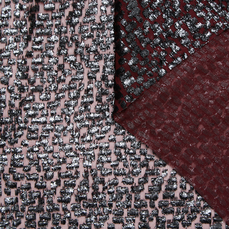 T22A02535 | Voile de Soie Pixelisé Lurex - vue 1