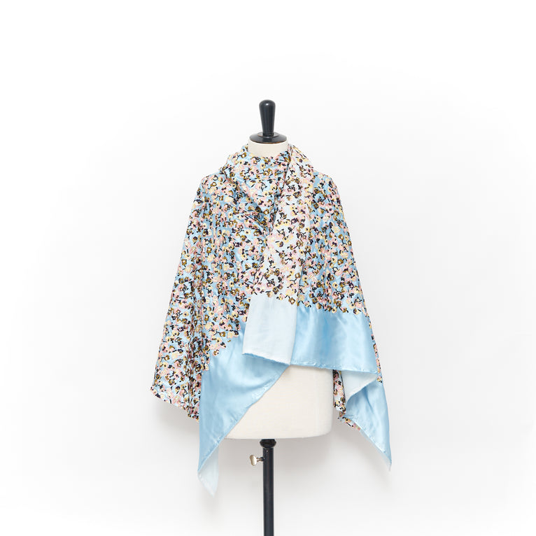 T22A02816 | Embroidered Blossoms on Satin - view 2