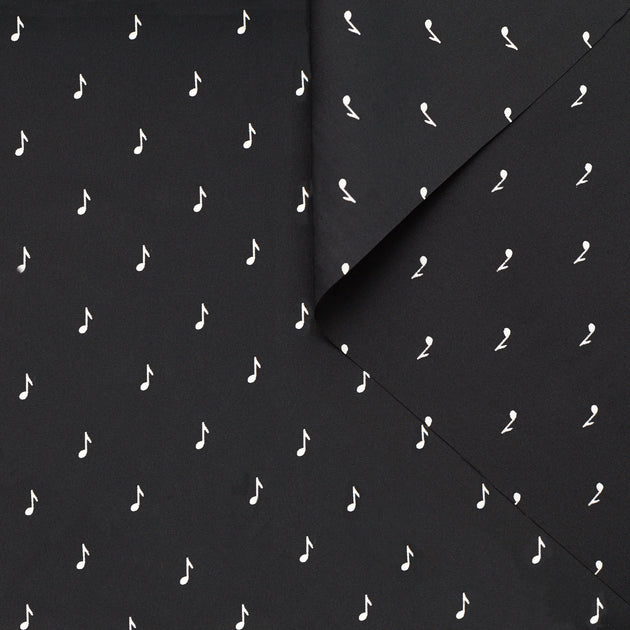 T22A02828 | Music Note Viscose & Silk