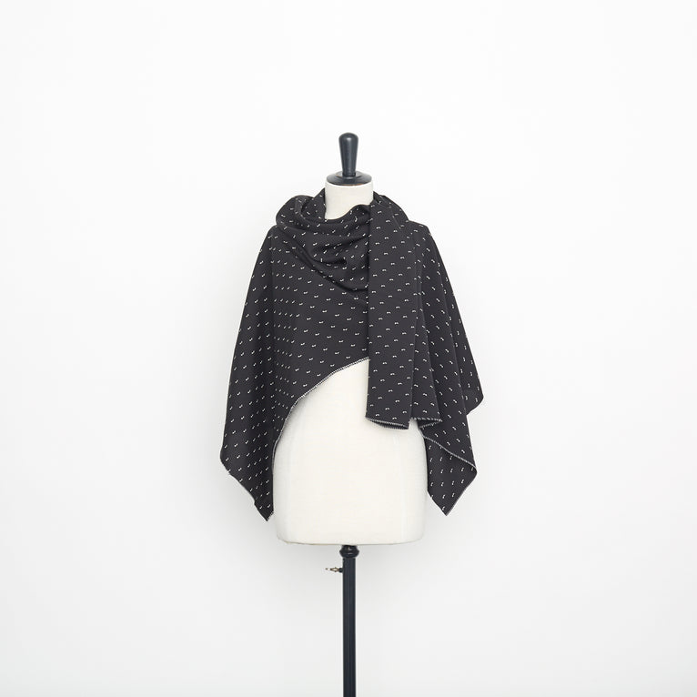t22a02828 | Viscose &amp; Soie Imprimé Notes de Musique - vue 2