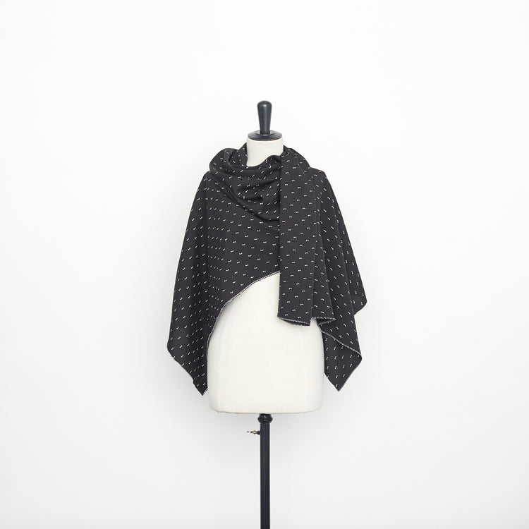 t22a02828 | Viscose &amp; Soie Imprimé Notes de Musique - vue 2