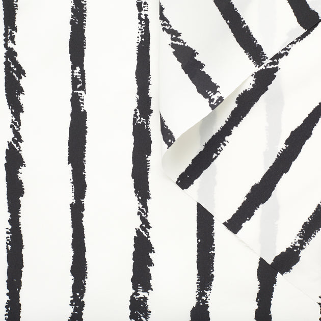 T22A02830 | Striped Viscose & Silk
