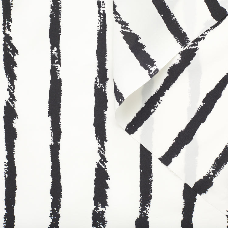 T22A02830 | Striped Viscose &amp; Silk - view 1