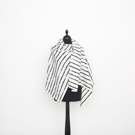  Striped Viscose & Silk