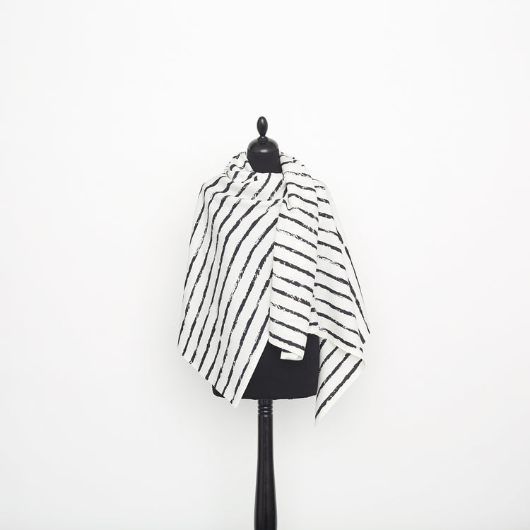 T22A02830 | Striped Viscose &amp; Silk - view 2