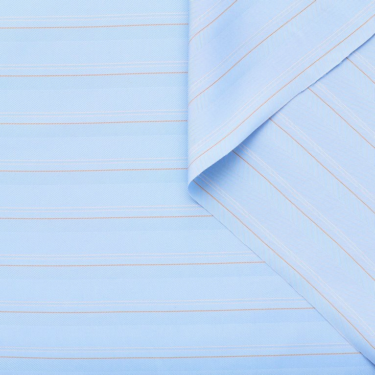 t22a02840 | Tissu Rayures Chevrons Fluide - vue 2