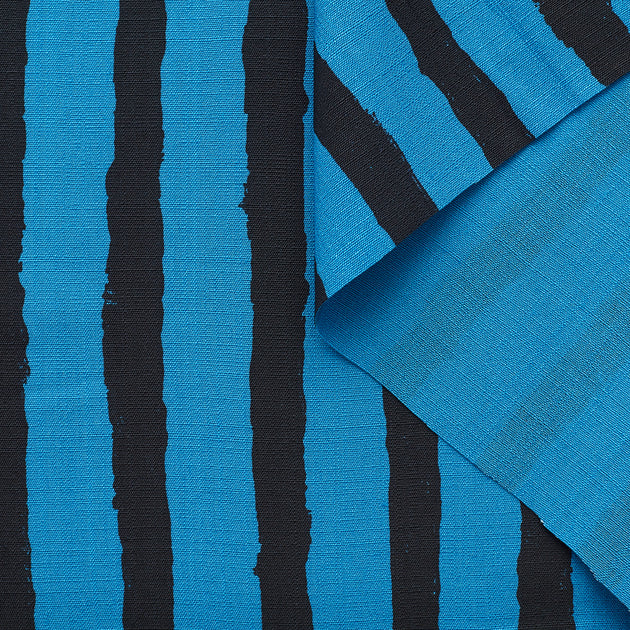 T22A02974 | Hand Painted Stripes Viscose & Silk Canvas