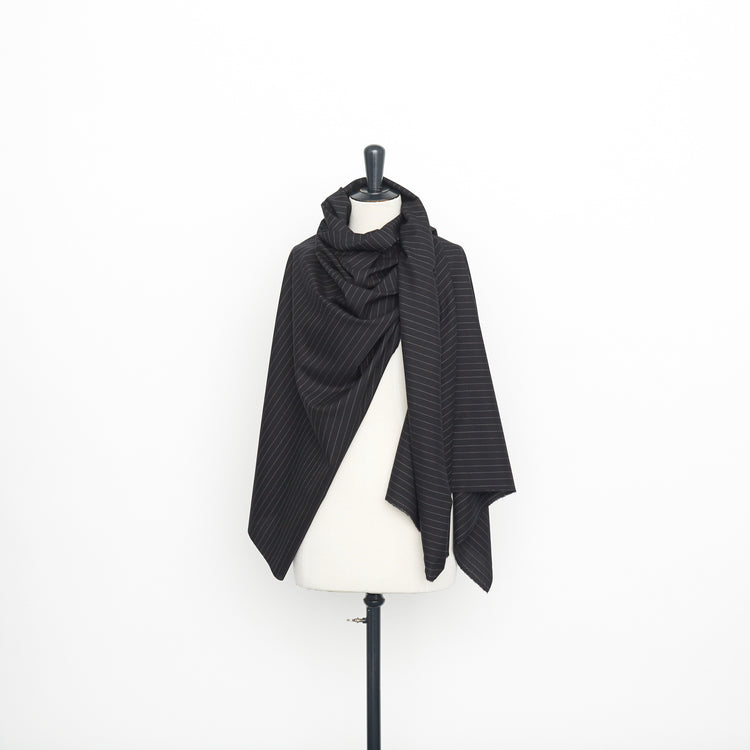 t22a03016 | Tissu De Costume Laine Rayures Fines - vue 2