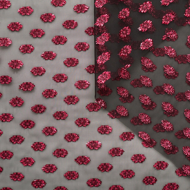 T22H03843 | Lurex Dots Organdi