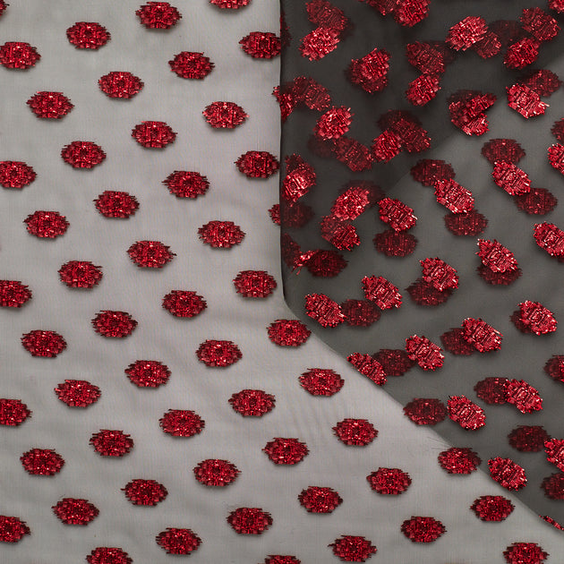 T22H03843 | Lurex Dots Organdi
