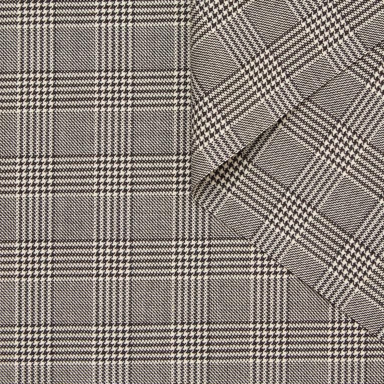 T22N01301 | Prince Of Wales Dry Wool Suiting - view 1
