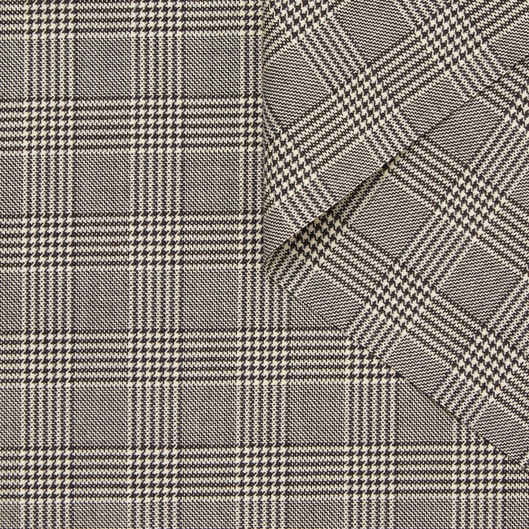 T22N01301 | Prince Of Wales Dry Wool Suiting - view 1