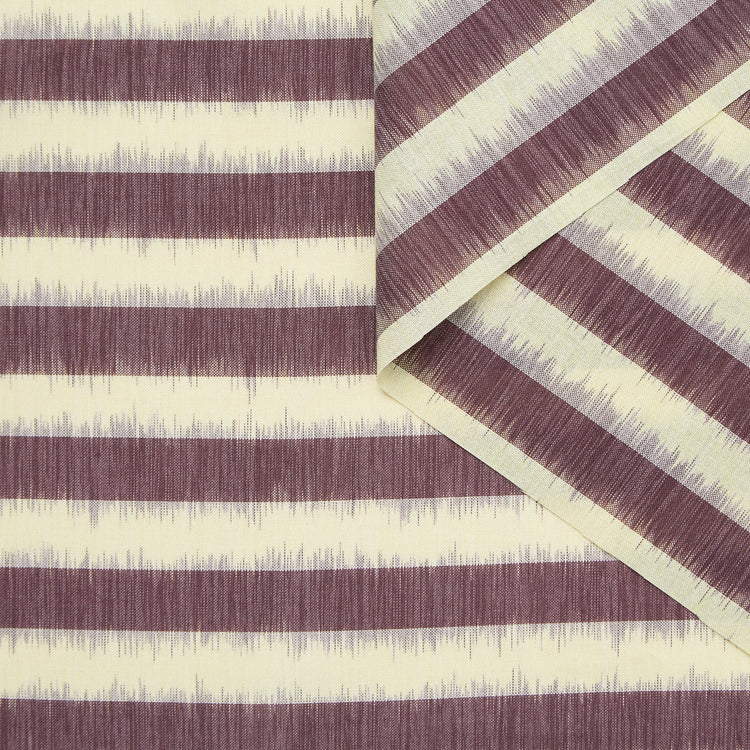T22N01305 | Blurry Stripe Cotton Canvas - view 1