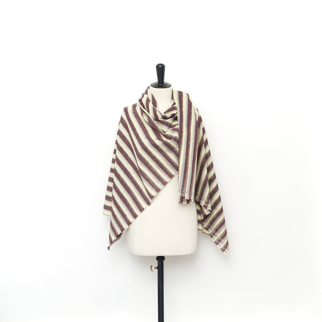 T22N01305 | Blurry Stripe Cotton Canvas