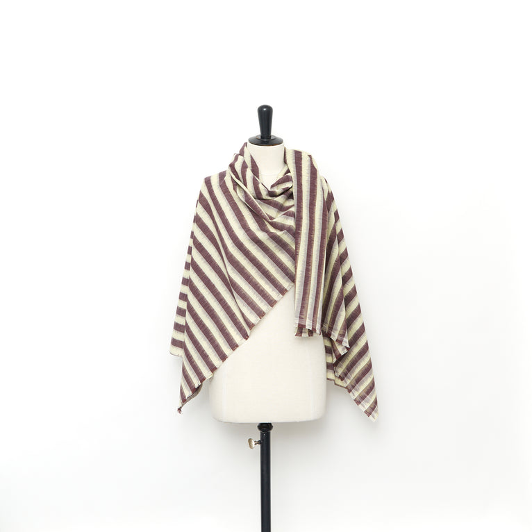 T22N01305 | Blurry Stripe Cotton Canvas - view 3