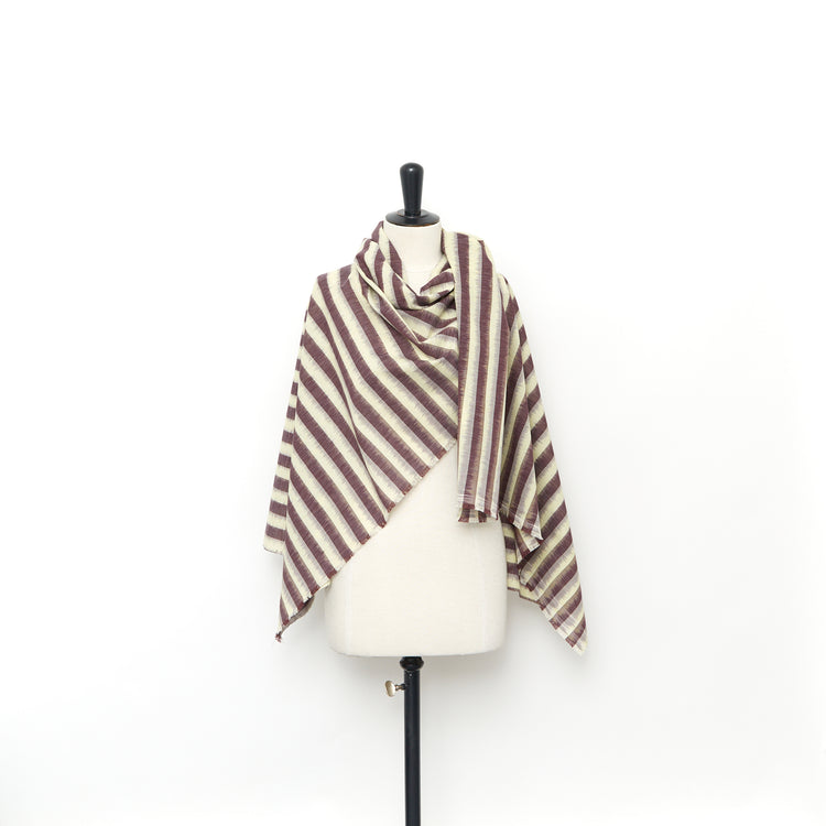 T22N01305 | Blurry Stripe Cotton Canvas - view 2