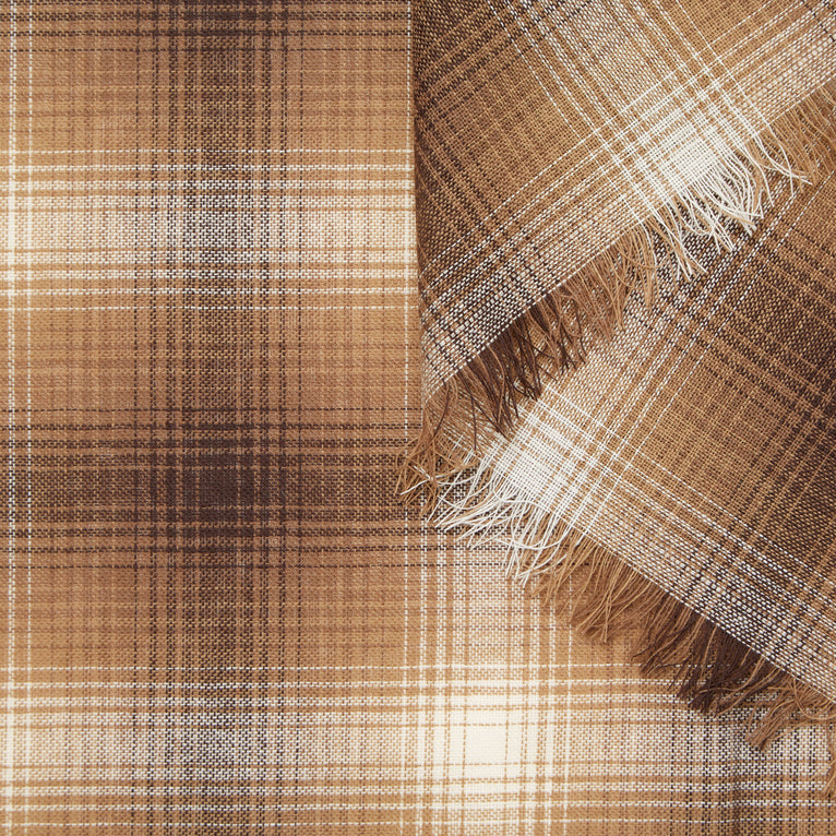 T22N01328 | Tartan Wool Etamine Panels 106cm X 228cm - view 1