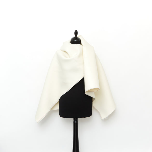 t22n01357 | Double Face Diagonale En Soie Et Laine