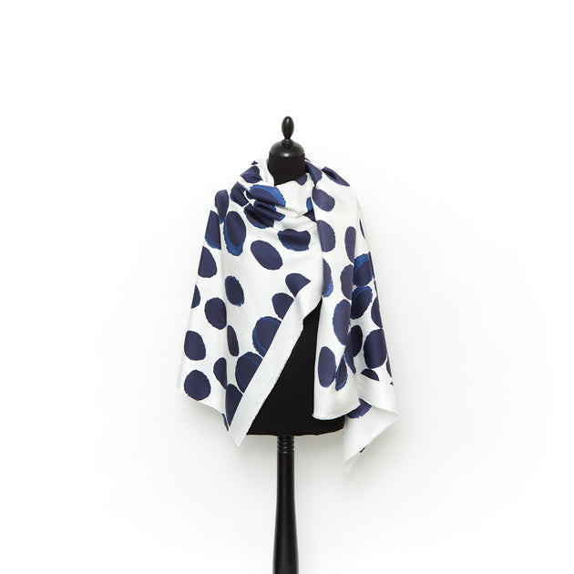 t22n01372 | Twill de Soie à Pois Larges