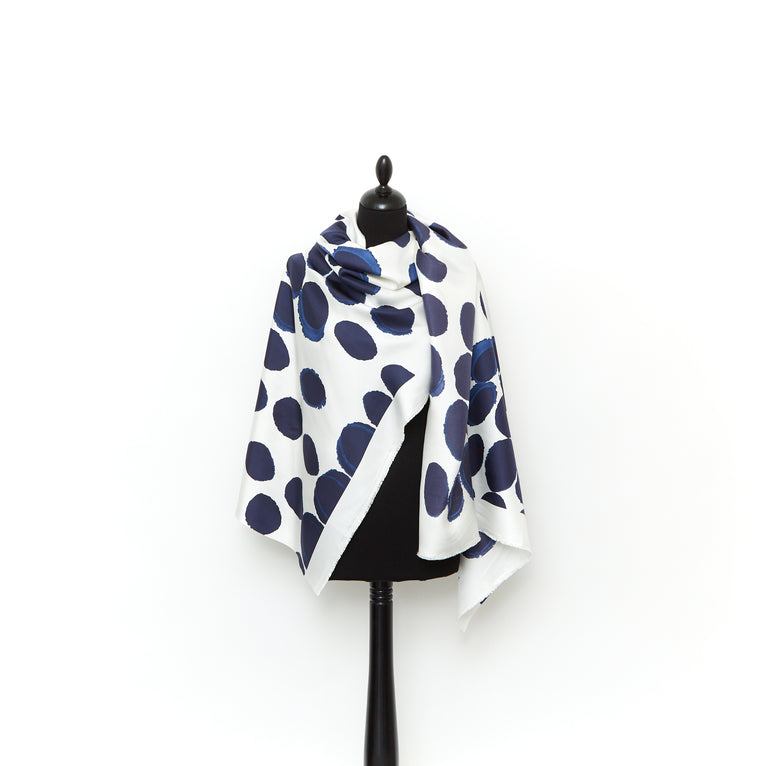 t22n01372 | Twill de Soie à Pois Larges - vue 2