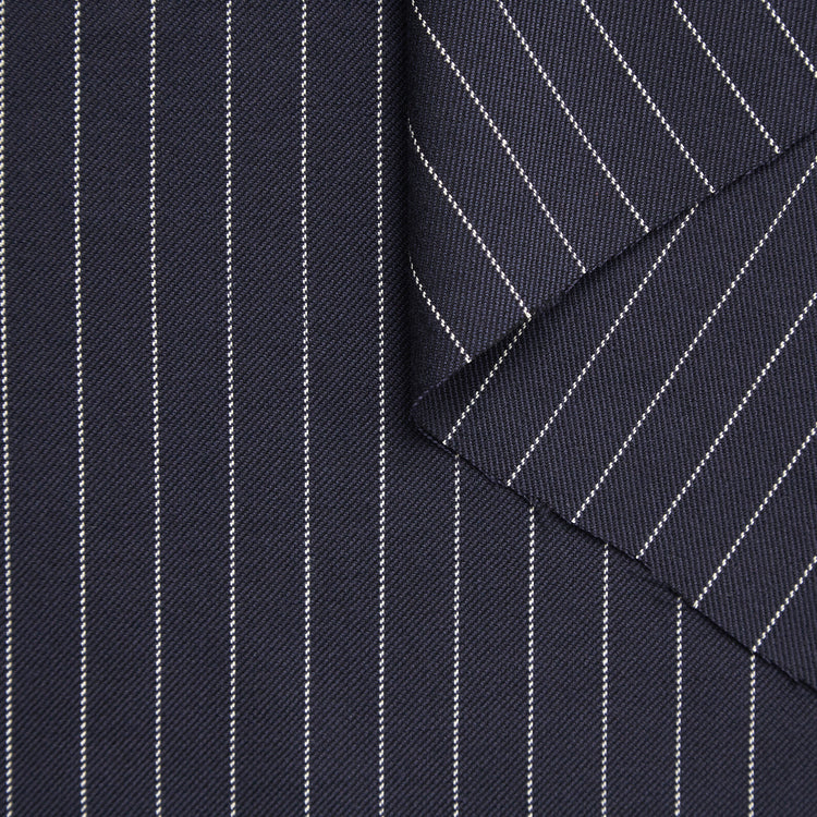 T23A05137 | Pinstripe Cotton &amp; Wool Twill - view 1