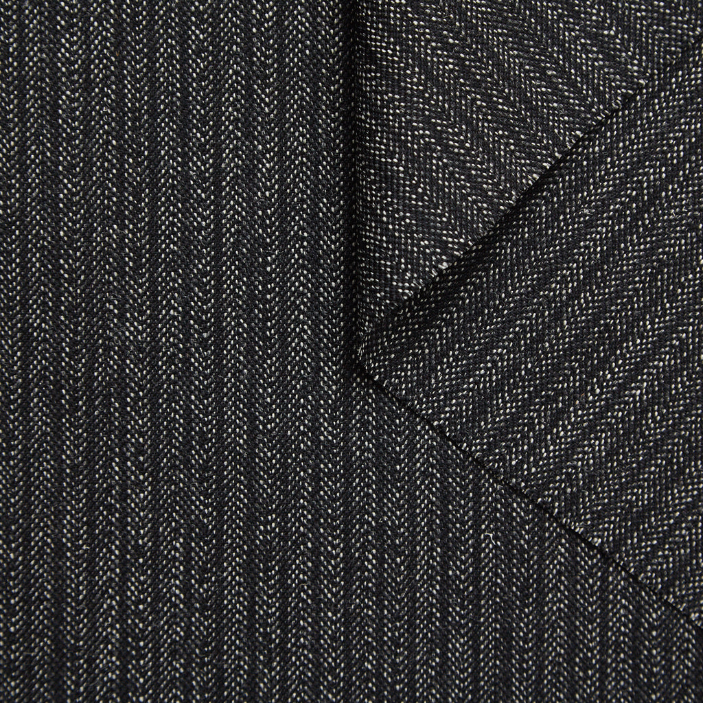 T23A05287 | Stripe Herringbone Wool Suiting